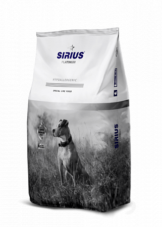 Сухой корм для собак Sirius Platinum, утка с овощами (3 кг)