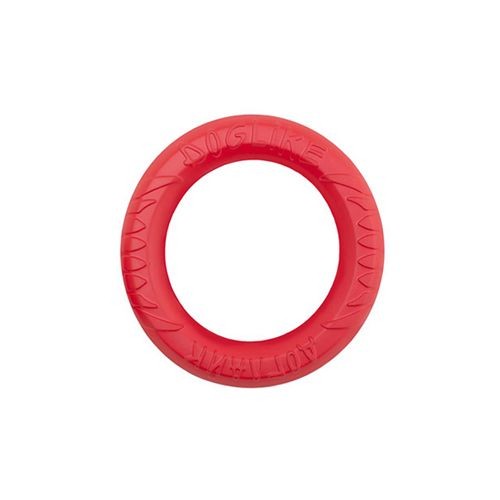 Игрушка DogLike Кольцо восьмигранное (коралловое, диаметр 12,0 см)