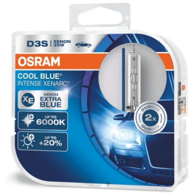 Ксеноновые лампы Osram D3S Xenarc Cool Blue Intense 6000K (2 шт)