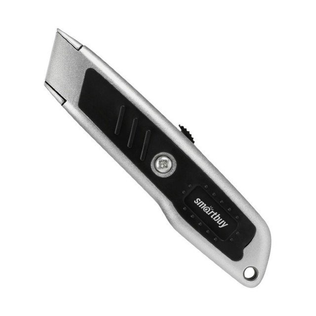 Нож Smartbuy Tools (19 мм, трапецевидное лезвие, стальной корпус)