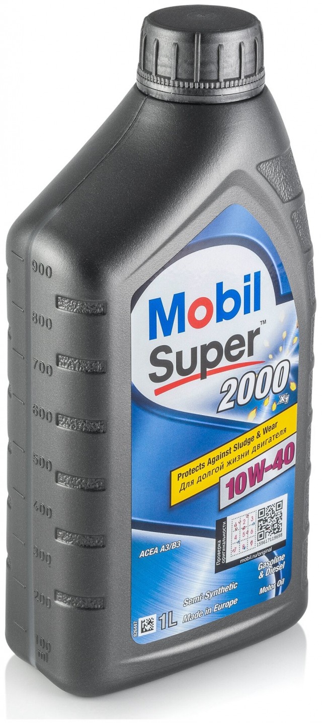 Масло моторное Mobil Super 2000 X1 10W40 (1 л)