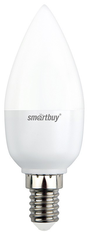 Лампа Smartbuy С37 7W 3000K E14 (500 Лм, свеча)