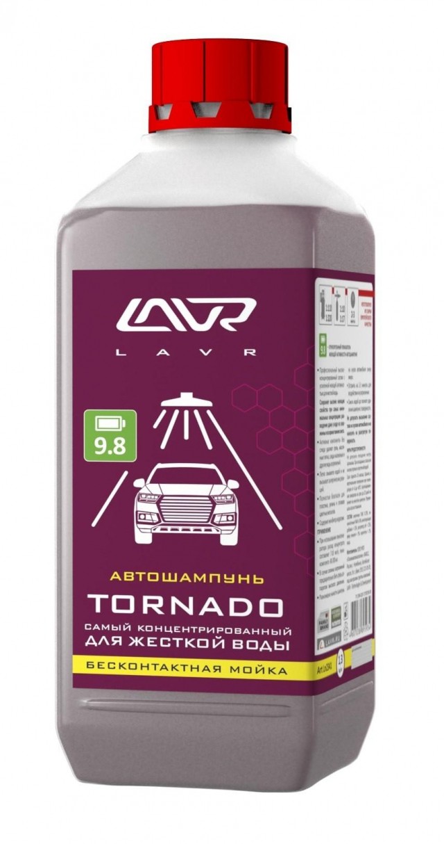 Lavr Ln2341 Автошампунь для бесконтактной мойки Tornado (1 л)