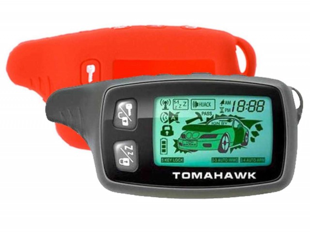 Чехол силиконовый Tomahawk TW-9010/9020/9030 (красный)