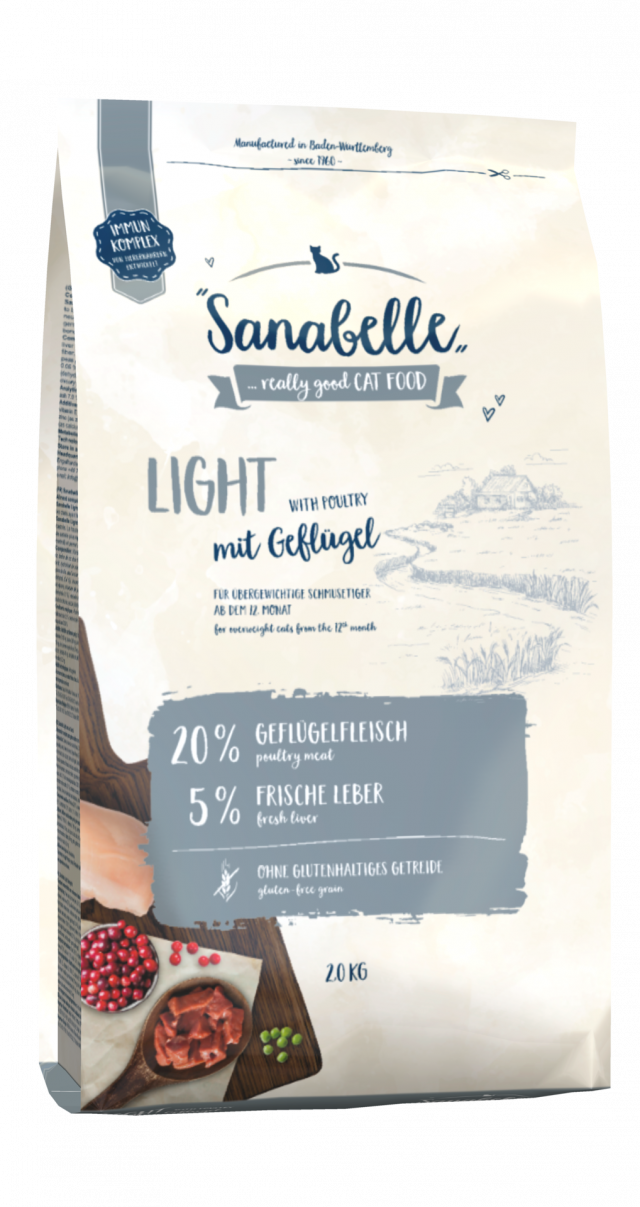 Сухой корм для кошек Sanabelle Light (2 кг)