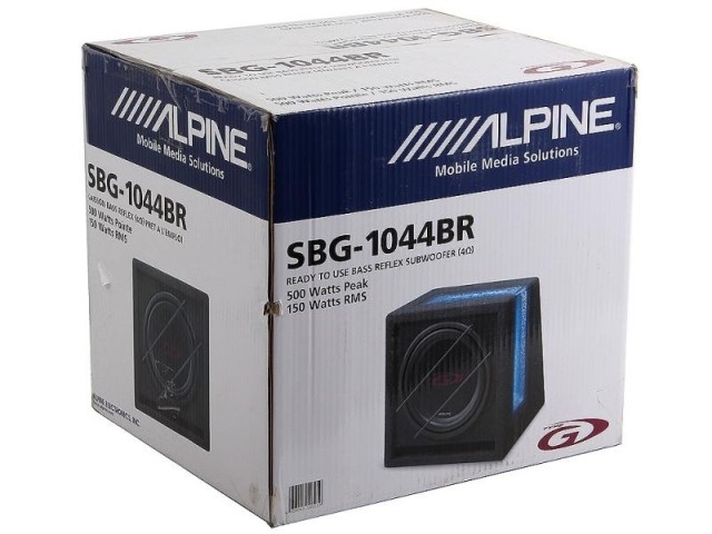 Сабвуфер Alpine SBG-1044BR (150 Вт)