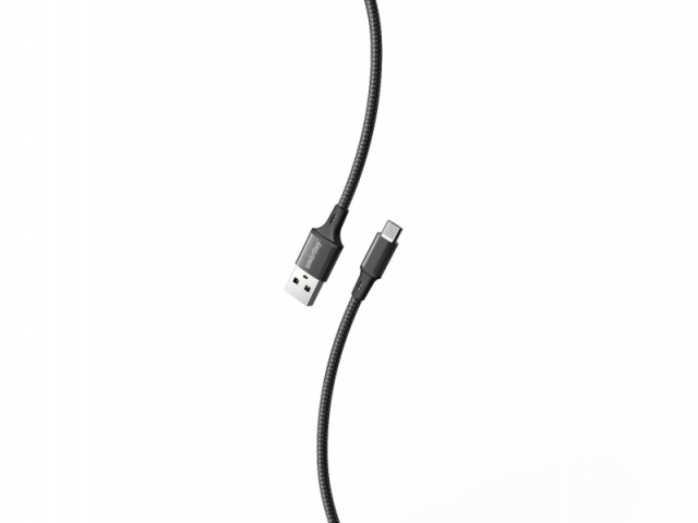 Кабель зарядки Smartbuy 12 S14 USB - MicroUSB (3,0 А, 1 м, черный)