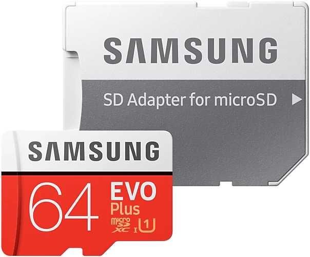 Карта памяти microSD Samsung EvoPlus 64 Gb (class 10, U1)