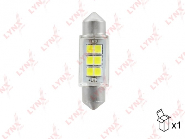 Светодиодная лампа Lynx C5W35 LED - 6SMD (6000К, 1 шт)
