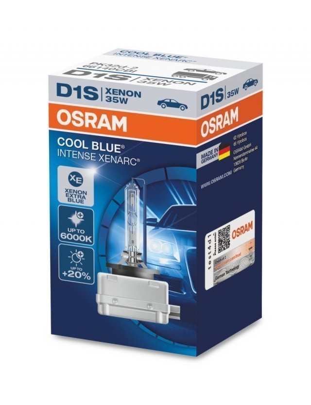 Ксеноновая лампа Osram D1S Xenarc Cool Blue Intense 6000K