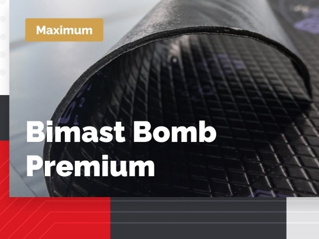 Вибродемпфирующий материал StP Bimast Bomb Premium (4,2 мм, 47x75 см)