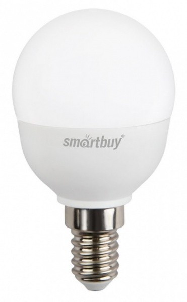 Лампа Smartbuy P45 5W 3000K E14 (350 Лм, шарик)