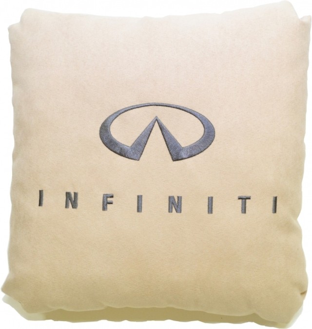 Подушка замшевая Infiniti (А03 - бежевая)
