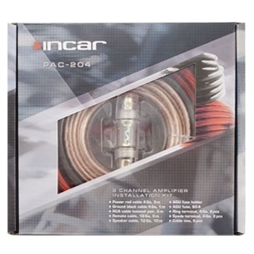 Установочный набор усилителя Incar PAC-204 (2 канала, 4Ga)