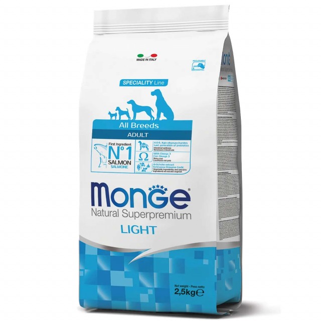 Сухой корм для собак Monge Specialty Line - Adult Light (2,5 кг)