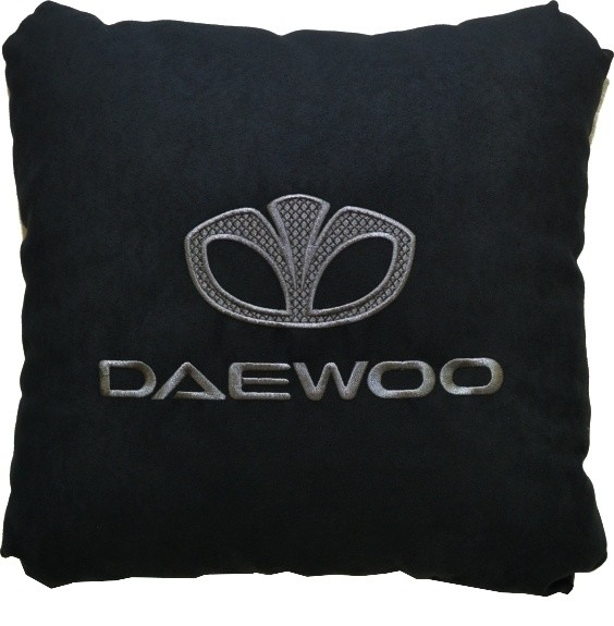 Подушка замшевая Daewoo (А18 - черная)
