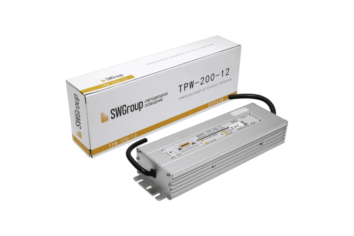 Блок питания SWG (200W, IP67, влагозащищенный)