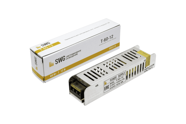Блок питания SWG (60W, IP20, slim)