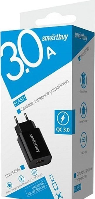 Адаптер Smartbuy 1030 Flash  (1 USB, черный)