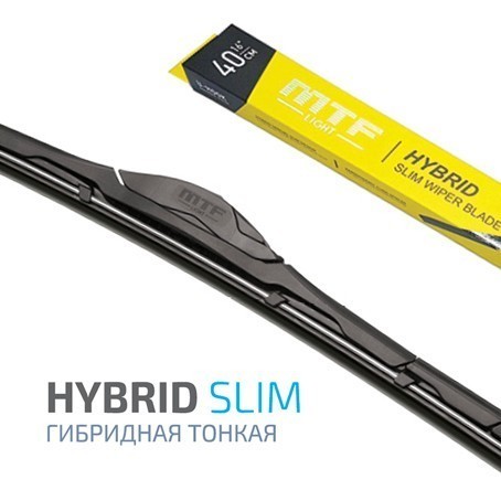 Щетка стеклоочистителя MTF light SLIM HYBRID (16'', 40 см, гибридная)