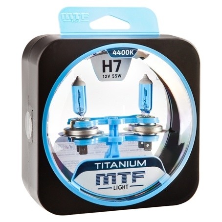 Лампы MTF Titanium H7 (12 V, 55 W, 2 шт)