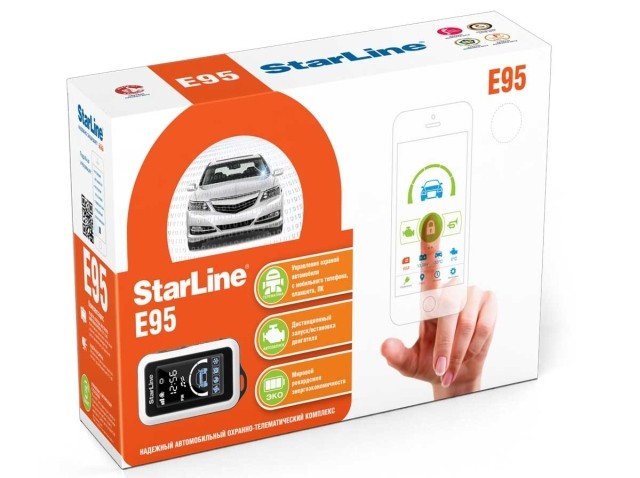 Автосигнализация StarLine E95 BT 2CAN+LIN GSM (а/з)