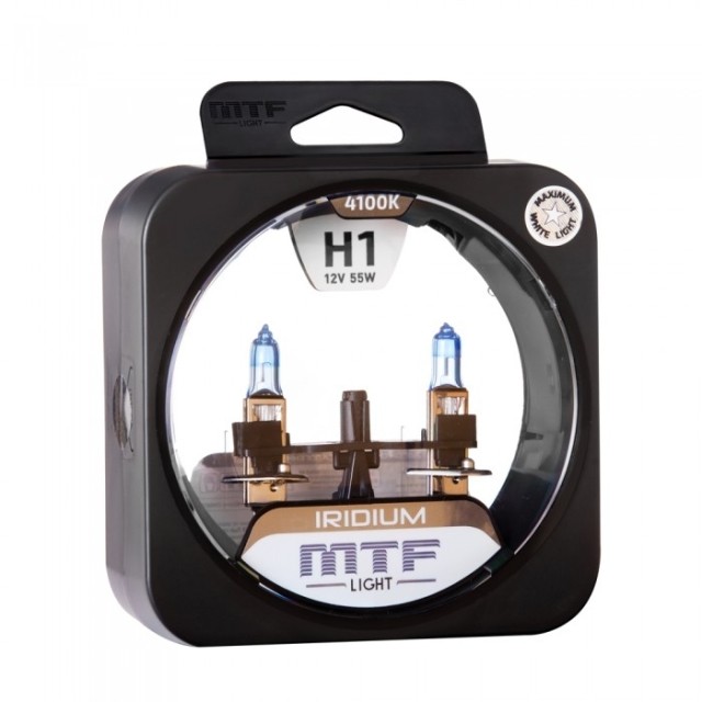 Лампы MTF Iridium H1 (12 V, 55 W, 2 шт)