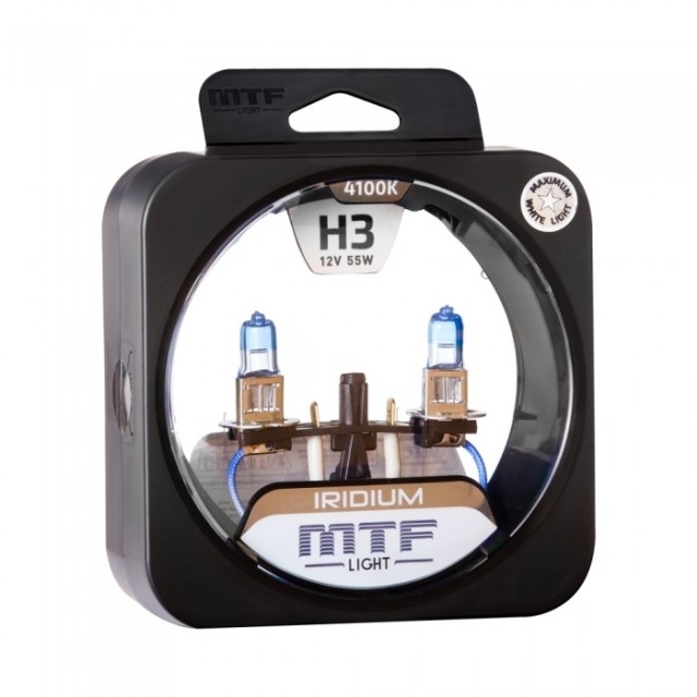 Лампы MTF Iridium H3 (12 V, 55 W, 2 шт)