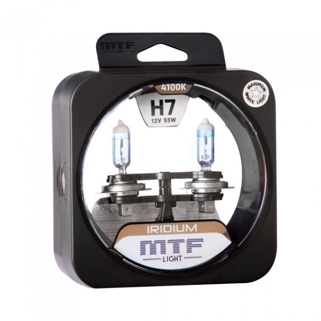 Лампы MTF Iridium H7 (12 V, 55 W, 2 шт)