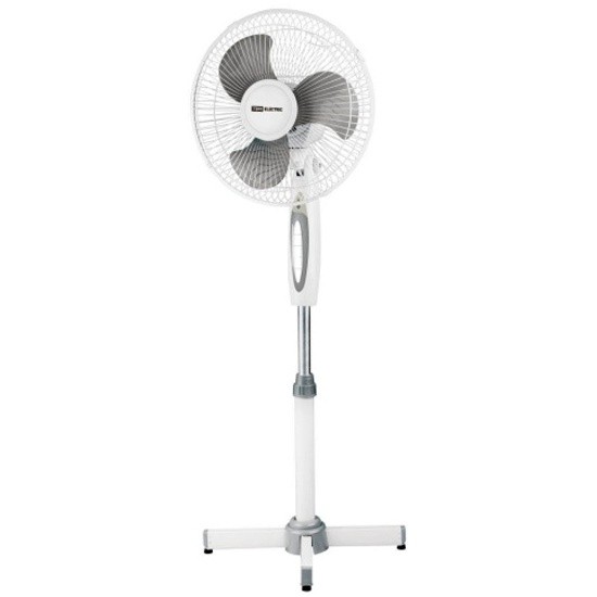 Вентилятор напольный TDM Тайфун ВП-01 (40 Вт, белый-серый)