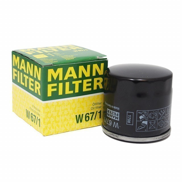 Фильтр масляный MANN-FILTER W 67/1
