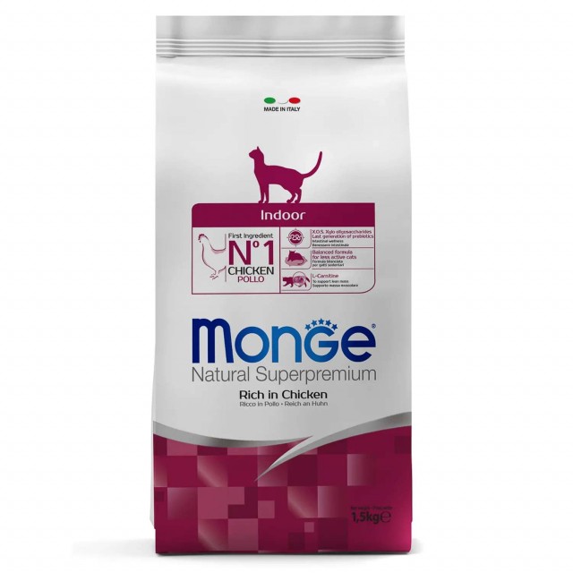 Сухой корм для кошек Monge Daily Line - Indoor (1,5 кг)
