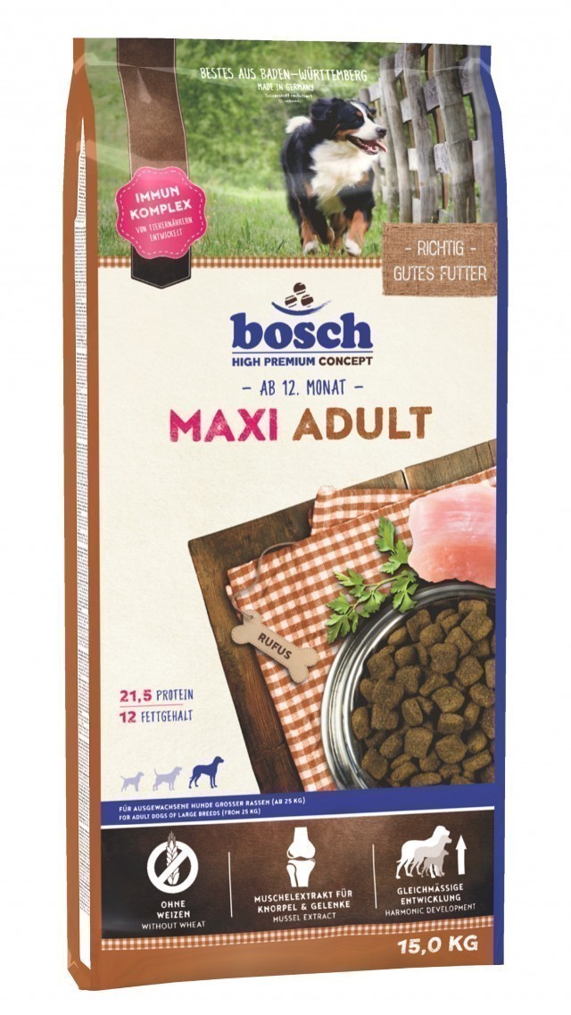 Сухой корм для собак Bosch Maxi Adult (15 кг)