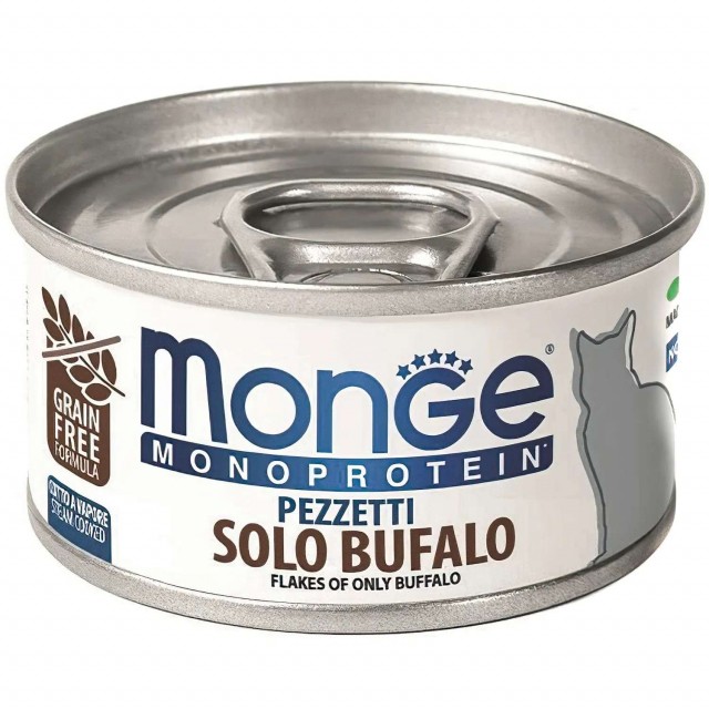 Консервы для кошек Monge Monoprotein - Solo Bufalo (80 г)