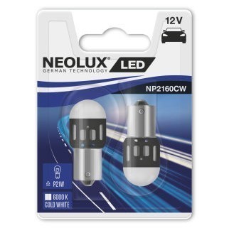 Светодиодные лампы Neolux P21W (6000К, 2 шт)