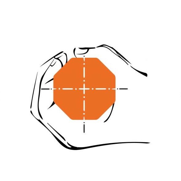 Игрушка DogLike Кольцо восьмигранное (оранжевое, диаметр 30,5 см)