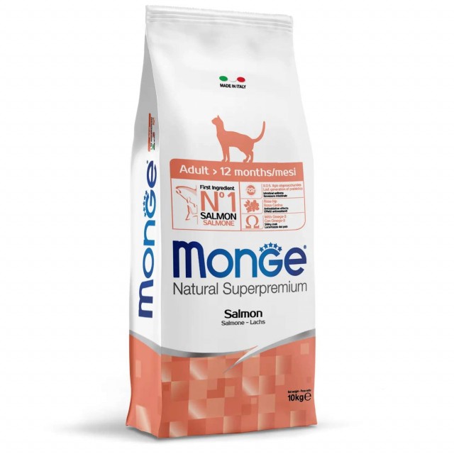 Сухой корм для кошек Monge Speciality Line - Adult Salmon (10 кг)