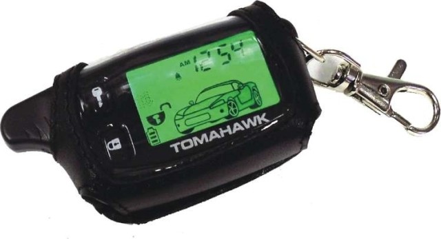 Чехол кожаный Tomahawk TW-9010/9020/9030 (черный)