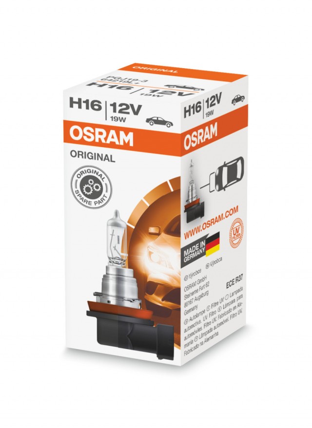 Лампа Osram H16 Original (12 В, 19 Вт)