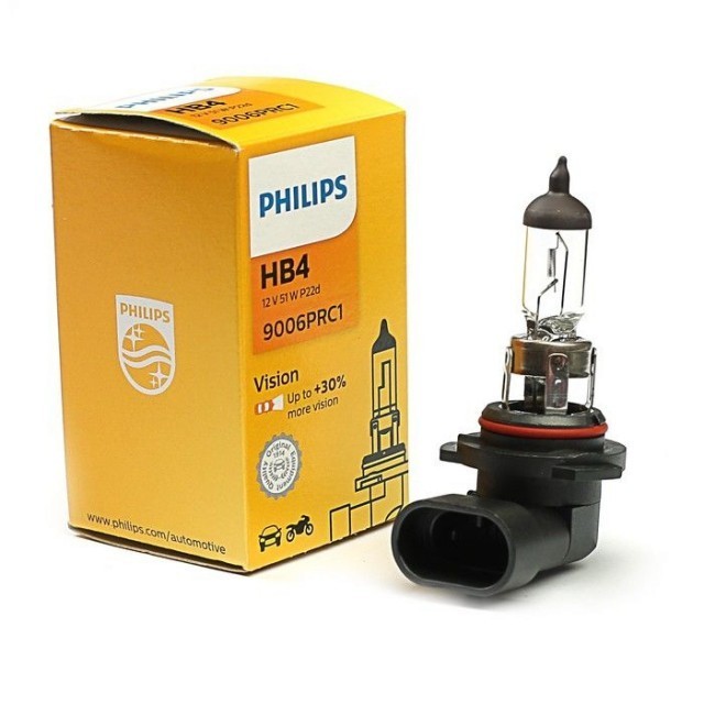 Лампа Philips HB4 Vision (12 В, 55 Вт, +30%)