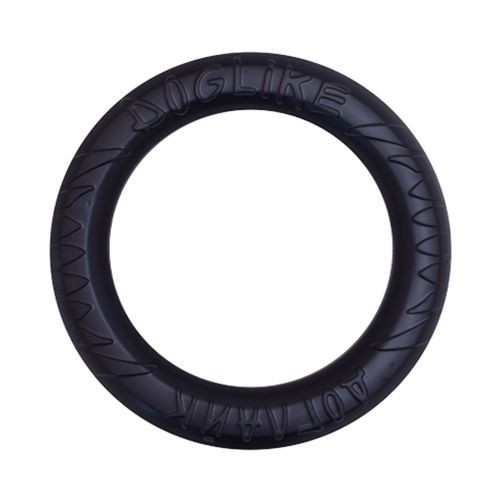 Игрушка DogLike Кольцо восьмигранное (черное, диаметр 26,5 см)