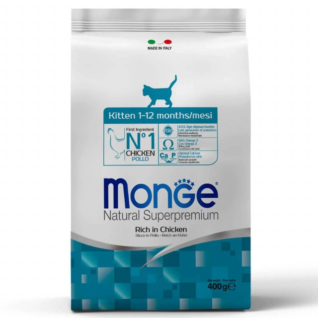 Сухой корм для котят Monge Daily Line - Kitten (400 г)