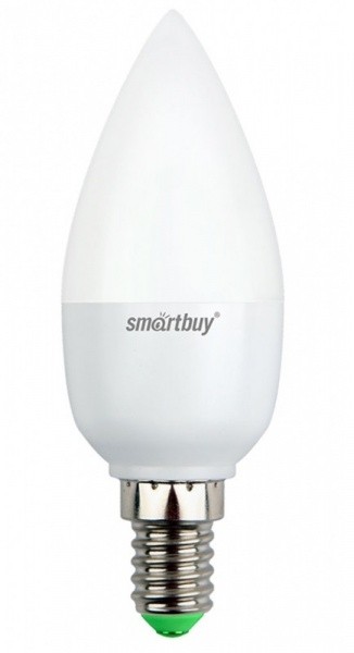 Лампа Smartbuy С37 9,5W 3000K E14 (900 Лм, свеча)