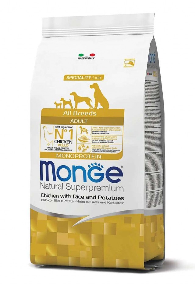 Сухой корм для собак Monge Specialty Line - Adult Chicken (2,5 кг)