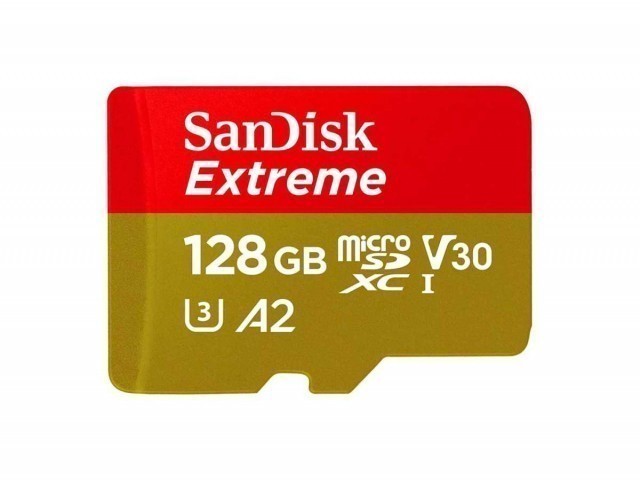 Карта памяти microSD SanDisk Extreme 128 Gb (class 10, U3)