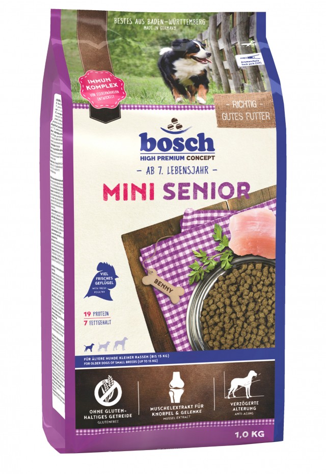 Сухой корм для собак Bosch Mini Senior (1 кг)