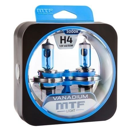 Лампы MTF Vanadium H4 (12 V, 55/60 W, 2 шт)
