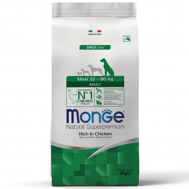 Сухой корм для собак Monge Daily Line - Maxi Adult (3 кг)