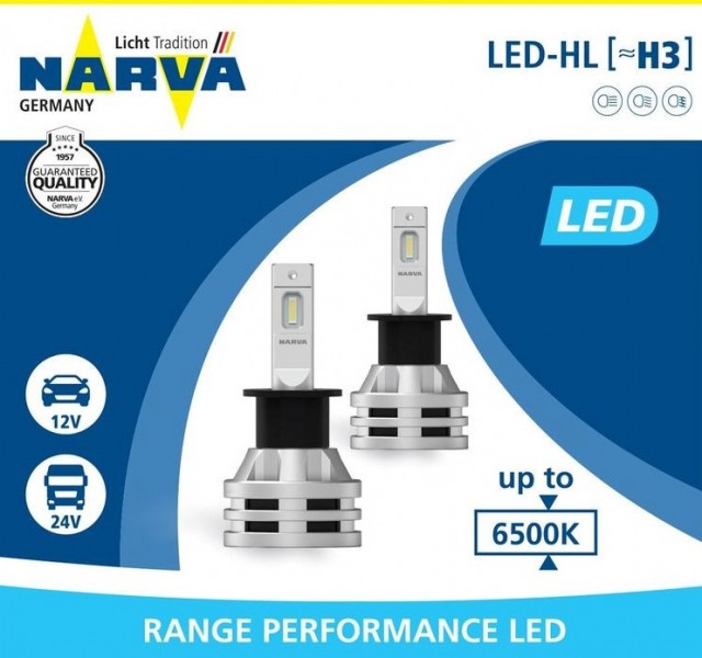Светодиодные лампы Narva Range Performance H3 LED (6500K)