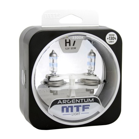Лампы MTF Argentum +130% H7 (12 V, 55 W, 2 шт)